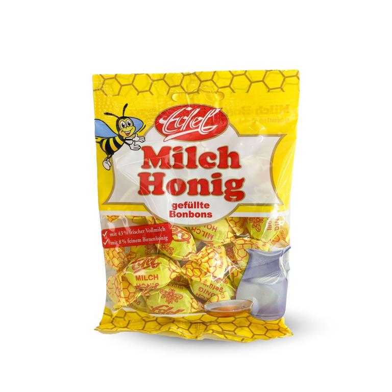 Milch-Honig-Bonbons-90g-Eduard-Edel-Bonbonfabrik-Bienenhaus-Freinberg-Bonbons-Zuckerl