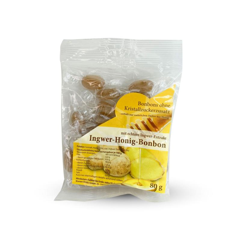 Ingwer-Honig-Bonbons-80g-Bienen-Diaetic-Bienenhaus-Freinberg-Bonbons-Zuckerl