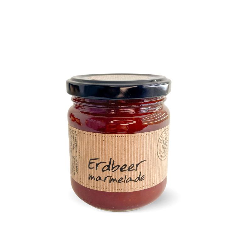 Erdbeer-Marmelade-250g-Hoffelner-Bienenhaus-Freinberg-Bienenprodukte-und-Imkereibedarf-Regionales