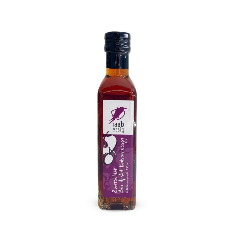 Bio-Zwetschke-Apfel-Balsamessig-250ml-Raab-Bienenhaus-Freinberg-Bienenprodukte-und-Imkereibedarf-Regionales