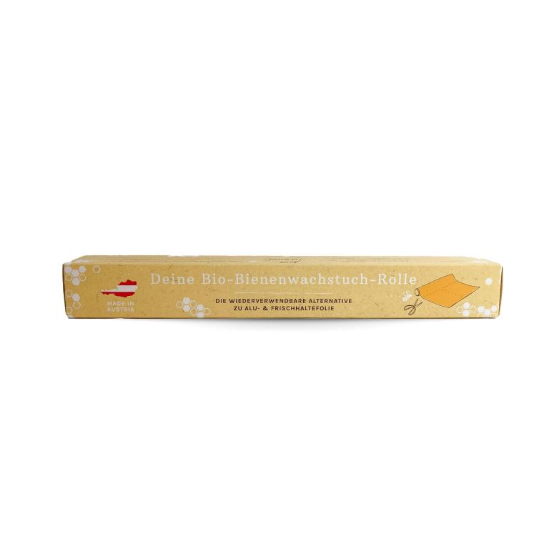 Bienenwachstuch-Rolle-33x90cm-Bienenhaus-Freinberg-Bienenprodukte-Bienenwachs-Produkte